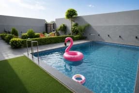2 BHK farmhouse with a private pool in Jaishingpura, Jaipur (BMF-F534)