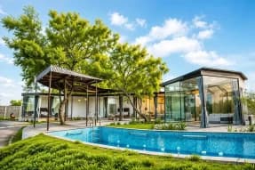 4 BHK villa with a private pool in Pantancheru, Hyderabad (BMF-V547)